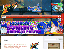 Tablet Screenshot of bowlsplitz.com